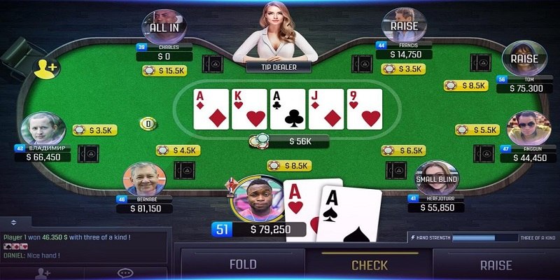 Những lệch cược có thể sử dụng trong vòng đánh Poker